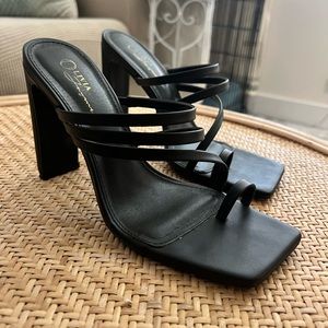 Back Strapy Heels